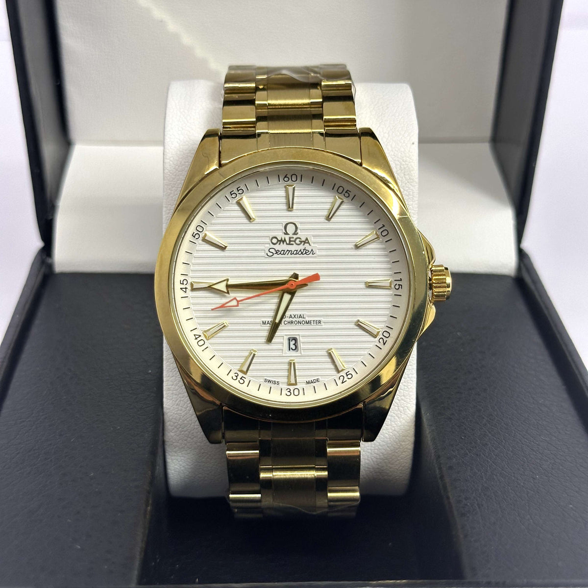 Omega Seamaster Aqua Terra Gold White Dial 43mm