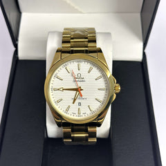 Omega Seamaster Aqua Terra Gold White Dial 43mm