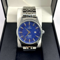 Omega De Vile Blue Dial 43mm