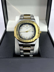 Patek Philippe Nautilus Half Gold Grey Gradient Dial 40mm