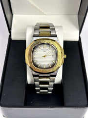 Patek Philippe Nautilus Half Gold Grey Gradient Dial 40mm