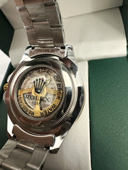 Rolex Submariner Half Gold Green Dial Openback Dial 40mm