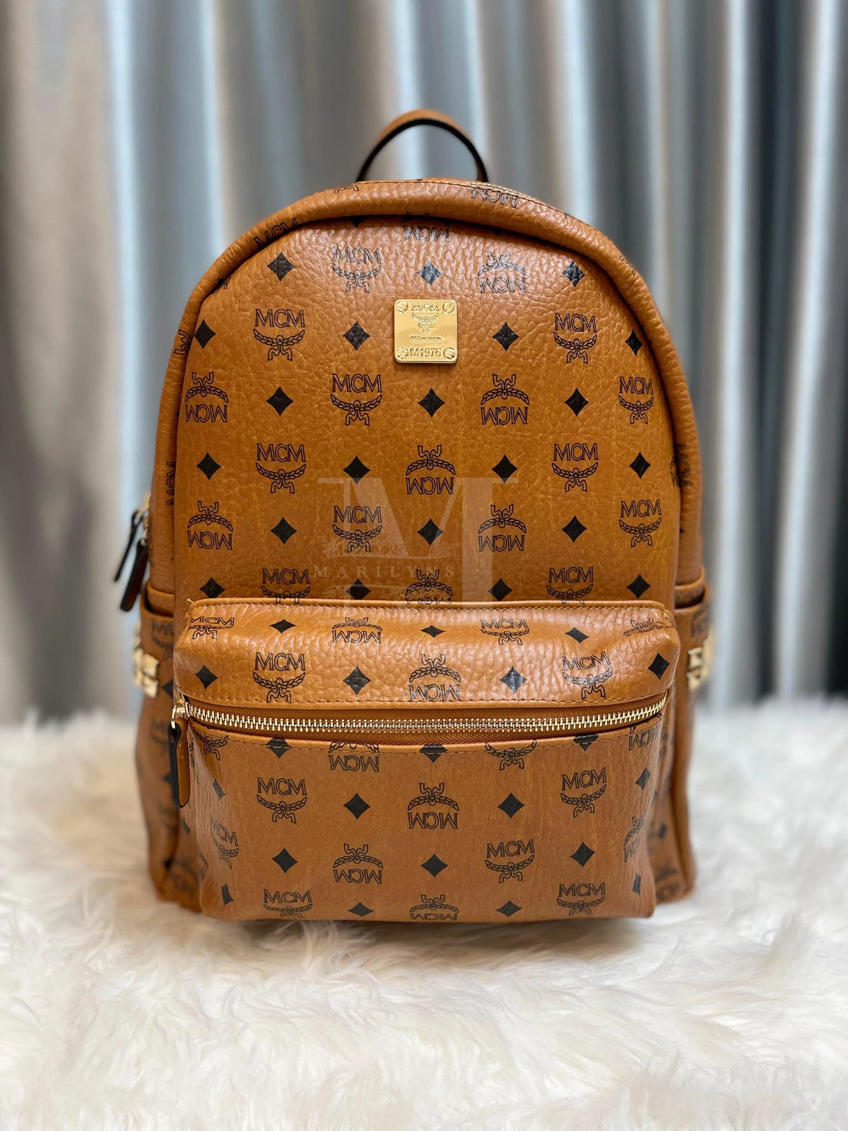 MCM Big Backpack Stark stud embellished - Marilyns
