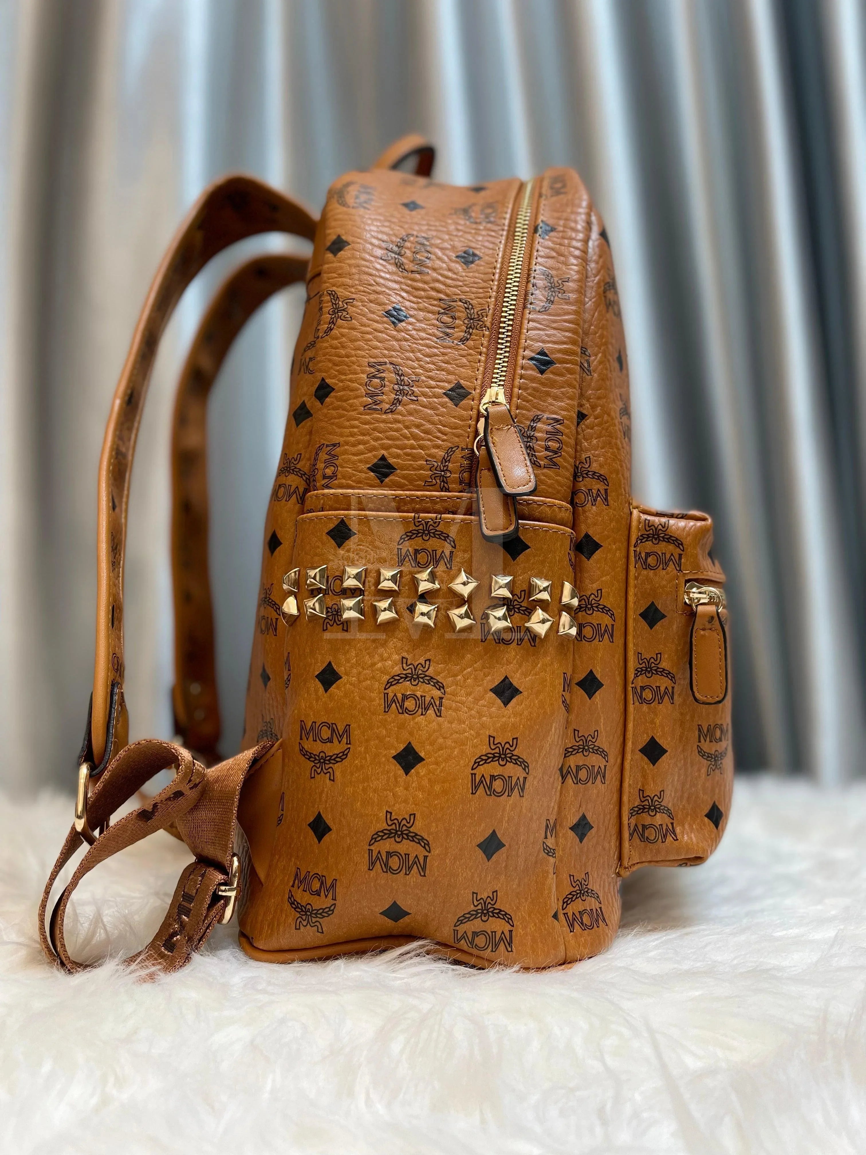 MCM Big Backpack Stark stud embellished - Marilyns