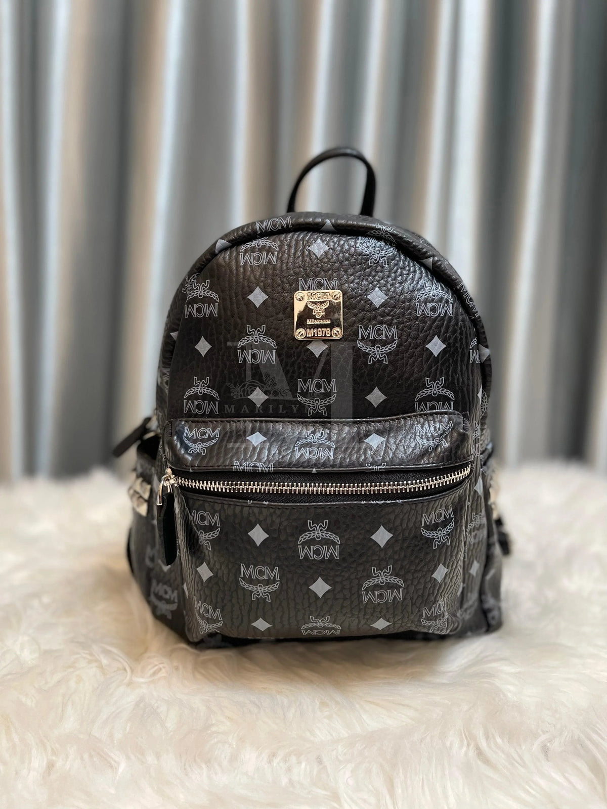 MCM Medium Backpack Stark stud embellished - Marilyns