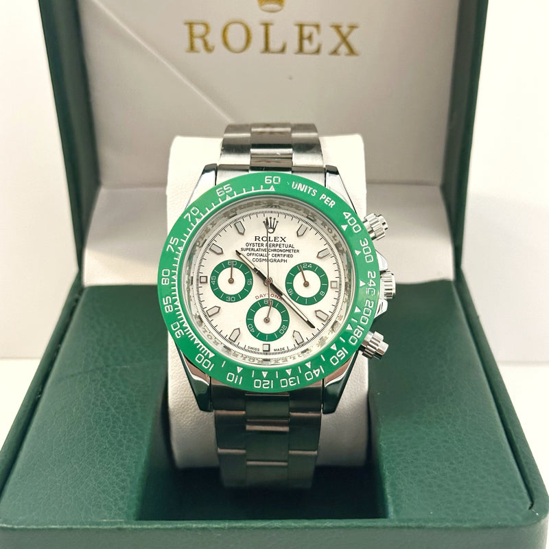 Rolex Daytona Green White Dial 40mm