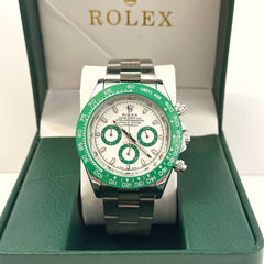 Rolex Daytona Green White Dial 40mm